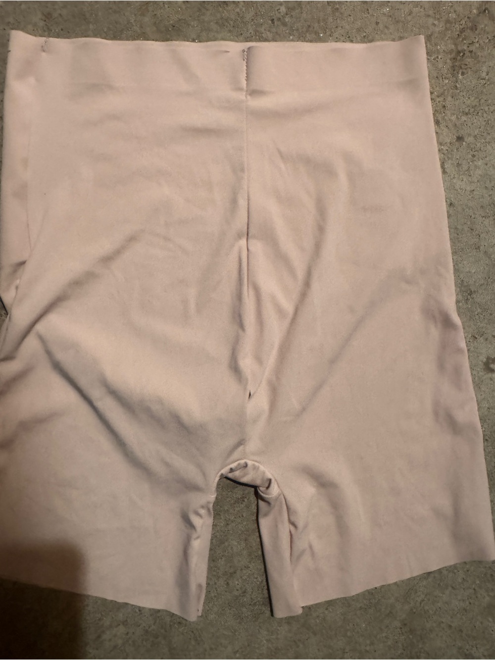 Nicole Miller Nude/Taupe High-Waist Shaping Shorts